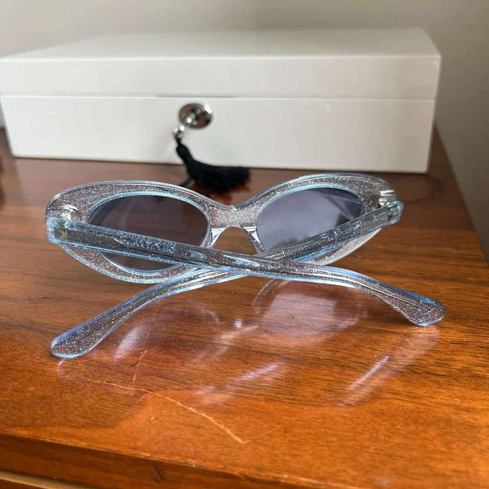 Mars Sunglasses in sparkly blue